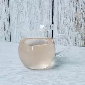 유리 원형 손잡이 숙우 저그 공도배 270ml 숙우 공도배 손잡이잔 티포트 저그