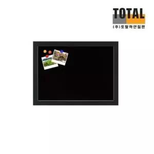 [문구/오피스] 블랙자석보드 다크우드 재질 300x400
