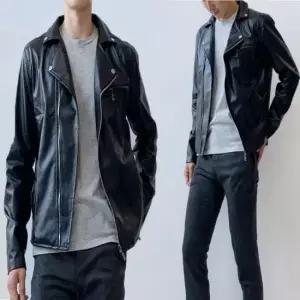 [옷은날개] 점퍼 남자 라이더자켓 레자 바이커 가죽 재킷 기본