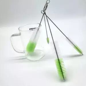 (힘찬)물병세척솔 다용도 세척 4종세트 텀블러 틈새 젖병 컵솔 빨대 청소 병솔 주방