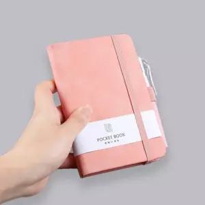 EA 데일리 업무 용 노트 포켓 다이어리 펜 세트 핑크