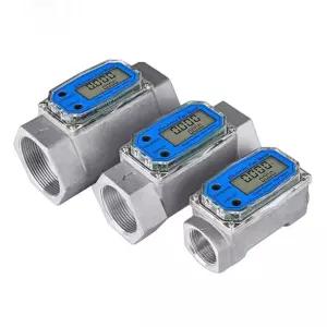 유량계 디지털 터빈 유량 수량계 체크기 계량기 전자유량계