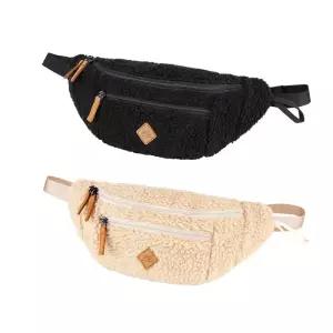 2135BK333U 양털 뽀글이 남녀공용 사계절 힙색