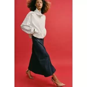 ZARA 새틴 이펙트 리본 슈즈 - 베이지 2204/610/098 147792