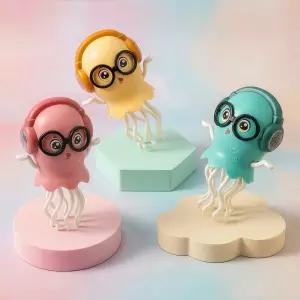 (힘찬)움직이는 댄싱 문어 춤추는 대왕작동장난감 완구 멜로디 어린이날선물 펫놀이 빛나는