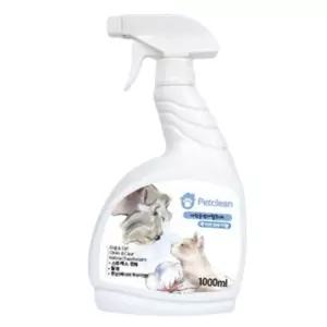 (힘찬)강아지 탈취제 베이비파우다향 1000ml 1P 소변 오염모든소재가능한 손상없는 반려견 화장실소독 애견