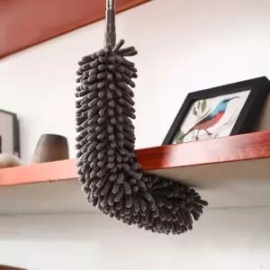 (힘찬)키높이 먼지떨이개 길이조절 정전기흡착 4종세트 털이 떨이 총채 극세사털이 롱털이 자동차 청소 제