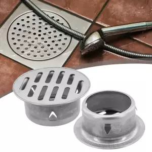 스테인레스 스틸 발코니 배수 지붕 원형 바닥 커버 비 파이프 캡 정원 야외 막힘 방지 채반