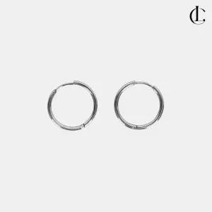 여자 데일리 써지컬스틸 원형 링 써클 알러지 변색 방지 귀걸이 LSJKA003