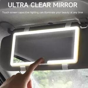 1pc 자동차 LED 메이크업 거울 HD 미러 3 기어 조정 썬 바이저 플레이트 인테리어 arMirror mable Auto