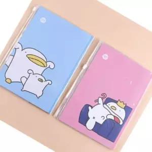 [문구] 지퍼백 노트 오구패밀리 귀여운 캐릭터 디자인 4개세트