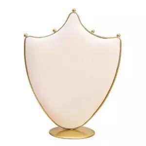 스웨이드 골드 크라운 목걸이 진열 목상(대) 디스  진열대 팔찌 액세서리 거치대