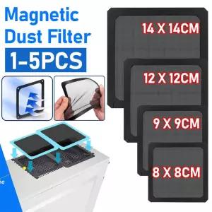 마그네틱 프레임 먼지 필터 방진 메쉬 커버 네트 가드 PC 데스크탑 케이스 냉각 선풍기 전원 공급 장치