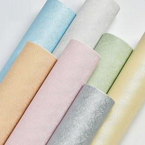 Wokhome 3D 솔리드 컬러 비닐 자체 접착 벽지 롤 벽용 침실 벽 스티커 필름 홈 장식