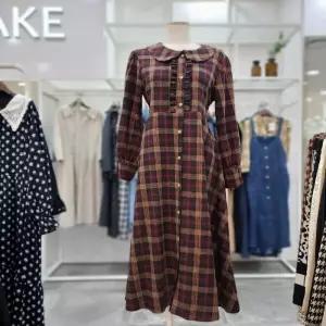 [반에이크]체크프릴원피스 vb1yopq321zrdf_CA