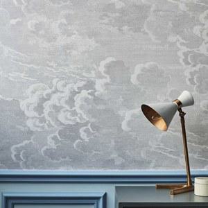 구름 벽지 북유럽 벽지 스칸디나비아 스타일의 회색 구름(비금속) Nuvolette Wall Paper