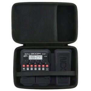 Zoom FOR 베이스 기타 멀티 이펙트 프로세서 페달용 하드 캐리링 케이스 교체 (Zoom G1X B1X A1X 케이스, 블랙 케이스)