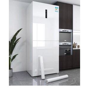 벽용 광택 비닐 벽지 롤 방수 벽 스티커 욕실 테이블 주방 가구용 접착 스티커 55cm 너비