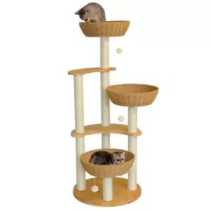 원목 스크래쳐 캣폴 쉼터 하우스 고양이 타워 대형 캣타워 놀이터 숨숨집 캣가구 반려동물 캣