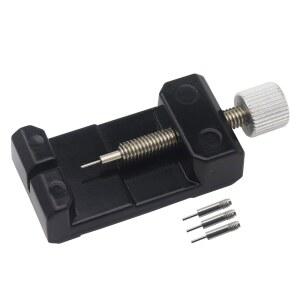 LYECUN 시계 링크 제거 도구, 효율적인 금속 팔찌 제거를 위한 28mm 더 넓은 디자인, 예비 골무 3개 포함