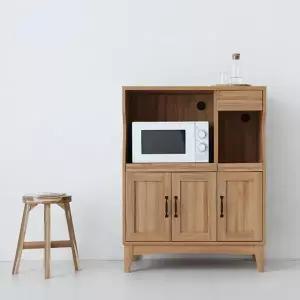 /마전동상회 북유럽 원목 렌지대 밥솥장 전자레인지 주방 수납장