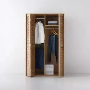 /마전동상회 내추럴 원목 옷장 미닫이 슬림 드레스룸 옷장