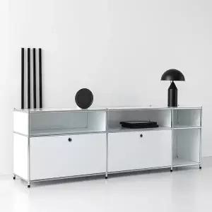 /마전동상회 거실 수납장 모듈 거실장 미드센츄리 진열장