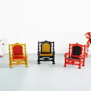 일본 장난감 가구 장식품 미니어처 소품 인형 좌석 왕좌 미니 의자 용 모델 피규어