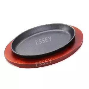 철판접시 원형 업소용 무쇠접시 레스토랑 구이 26cm 스테이크팬