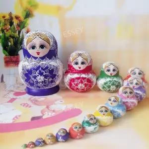 러시아인형 15단 인테리어 인형 소품 장난감