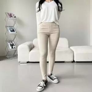 여성 반하이 스판 밴딩 팬츠 스키니팬츠 하이웨스트 스판스키니