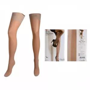 15D 살구색 투명 비치는스타킹 2매