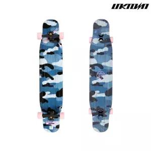 [언노운]언노운 롱보드 45인치 블루카모 스케이트 입문 댄싱