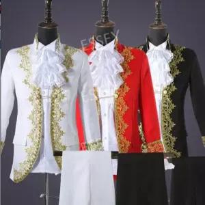왕자님 클래식 왕실 투우사 제복 빈티지 코스프레 모차르트 귀족