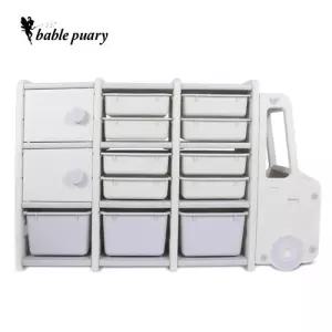 [베이블퓨어리]베이블퓨어리 붕붕카 장난감 수납함 3단 정리 수납함 - 프리미엄