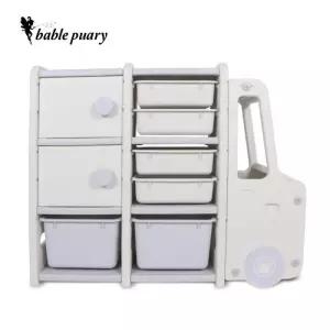 [베이블퓨어리]베이블퓨어리 붕붕카 장난감 수납함 3단 정리수납함 -디럭스
