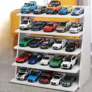 미니카 나무 정리함 진열장 장식장 투명 케이스 진열대 선반 수납 쇼케이스 정리 자동차