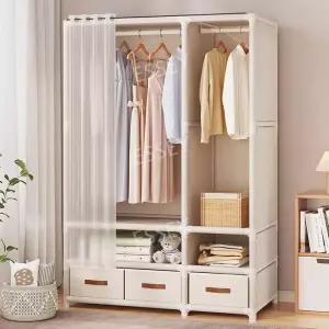 철제 조립식 커버 옷장 대형 옷걸이 비키니 행거 스탠드 간이