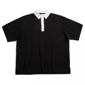 [노드스튜디오]루즈핏 히든 배색 카라반팔티 2color