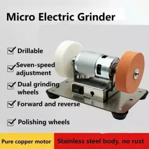 드릴날연마기 비트 샤프닝 머신 소형 연삭기 데스크탑 거친 이중 연삭 휠 가정용 전기