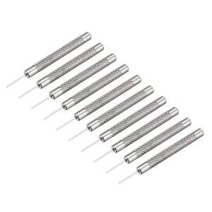 uxcell 시계 밴드 핀 펀치 0.7mm 다이아 스트랩 링크 제거기 수리 도구 10개