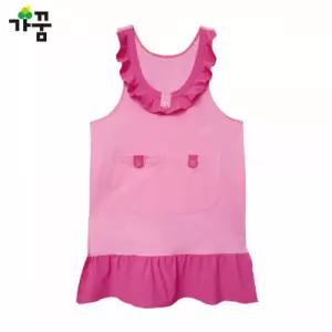 가꿈 선생님앞치마 교사용 프릴 앞치마 (핑크) (NO.732) 유치원 어린이집