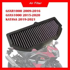 오토바이 엔진 에어 필터 클리너 스즈키 GSXR1000 GSX-R1000 2009-2016 GSXS1000 2015-2020 KATANA 용 공기