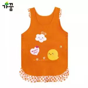 가꿈 선생님앞치마 교사용 병아리 앞치마 (주황) (NO.701) 유치원 어린이집