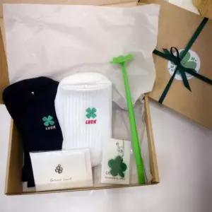 [문구/오피스] 선물세트 구성 네잎클로버 응원 감사 행운 시험 카드 굿럭 양말 수능 키링 볼펜