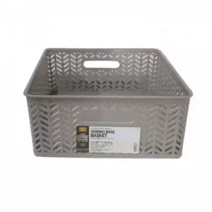 헤링본 직사각 바스켓5호(색상랜덤)