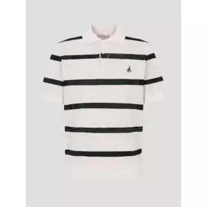 매장정품 빈폴 26SS 볼드 스트라이프 칼라넥 니트 - 아이보리( BC6451C420) 218744