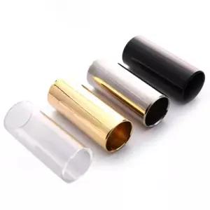 일렉기타스트랩 Miwayer 스틸 금속 유리 핑거 슬라이드 바 우쿨렐레 스트링 악기 기타 60mm 하이