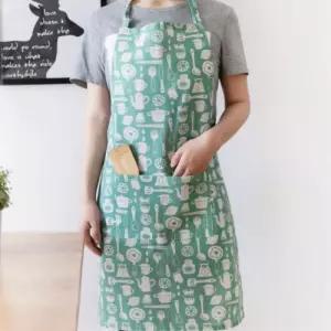 쿠킹도구 패턴 디자인 주방 앞치마