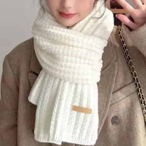 따뜻한 남녀공용 패션 니트 목도리 넥워머 머플러 스카프 여성목도리 여성머플러